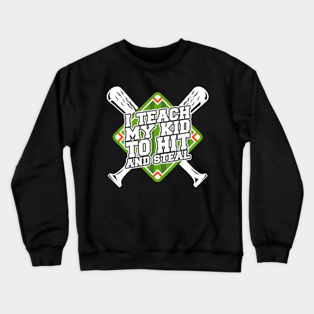 Hit And Steal Crewneck Sweatshirt by veerkun